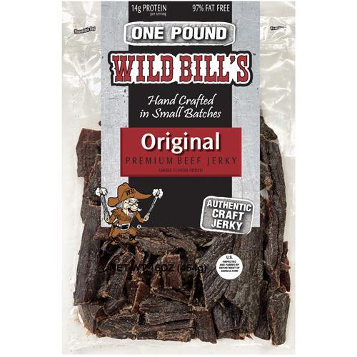 Wild Bill's Hickory Smoked Beef Jerky Pieces - 16oz Wild Bill's Hickory Smoked Beef Jerky Pieces - 16oz